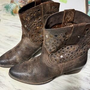 Chocolate Brown cowboy boots